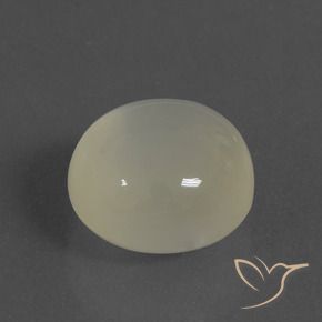 Pierre de lune Blanc chaud naturelle ovale, 7.05 ct, Translucide