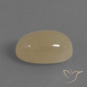 Pierre de lune Brun café léger naturelle ovale, 7.30 ct, Translucide