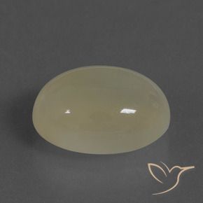 Pierre de lune Brun café léger naturelle ovale, 8.99 ct, Translucide