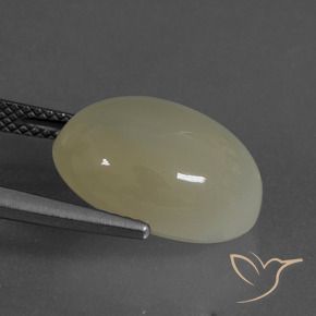 Pierre de lune Brun café léger naturelle ovale, 8.99 ct, Translucide