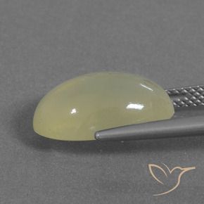 Pierre de lune Jaune moyen naturelle ovale, 5.56 ct, Translucide