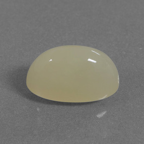 Pierre de Lune Jaune moyen naturelle Coupe ovale, 5.86 ct, Translucide