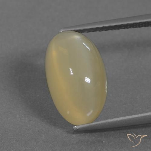5.26ct Naturel Brun terre Pierre de lune, ovale, Translucide