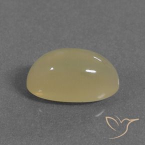 Pierre de lune Brun terre naturelle ovale, 5.26 ct, Translucide