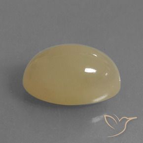 Pierre de lune Brun pâle naturelle ovale, 8.83 ct, Translucide