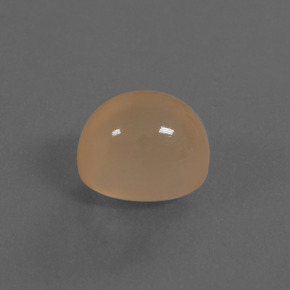 Pierre de lune orange naturelle coupe ovale, 4,67 ct, translucide