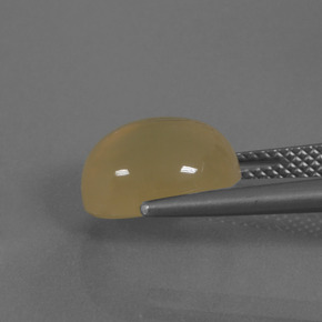 Pierre de Lune Orange naturelle Coupe ovale, 4.40 ct, Translucide