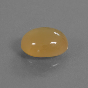 Pierre de lune doré naturelle coupe ovale, 3,84 ct, translucide