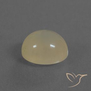 Pierre de lune Brun café léger naturelle ovale, 4.81 ct, Translucide