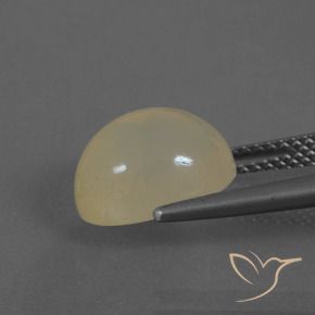 Pierre de lune Brun café léger naturelle ovale, 4.81 ct, Translucide
