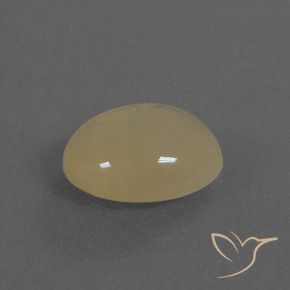 Pierre de lune Brun pâle naturelle ovale, 4.25 ct, Translucide