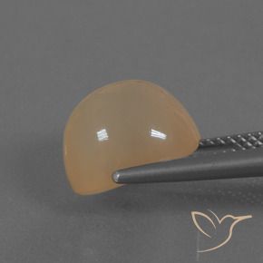 Pierre de lune Marron clair naturelle ovale, 5.95 ct, Translucide