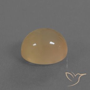 Pierre de lune Marron clair naturelle ovale, 5.20 ct, Translucide