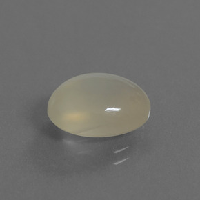 Pierre de Lune Crème naturelle Coupe ovale, 4.42 ct, Translucide