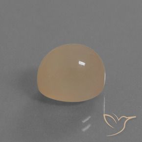 Pierre de lune Marron clair chaud naturelle ovale, 6.35 ct, Translucide