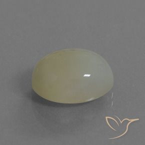 Pierre de lune Brun terre naturelle ovale, 5.44 ct, Translucide