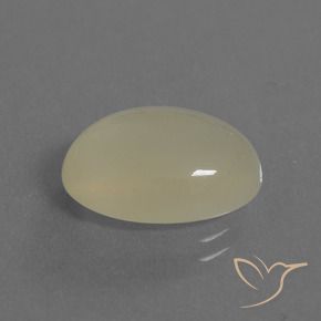 Pierre de lune Jaune clair naturelle ovale, 5.67 ct, Translucide