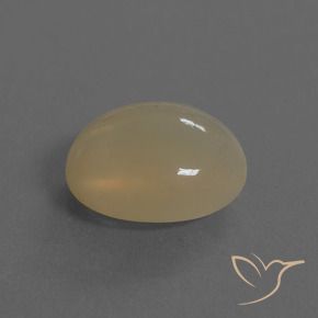 Pierre de lune Brun café léger naturelle ovale, 7.46 ct, Translucide