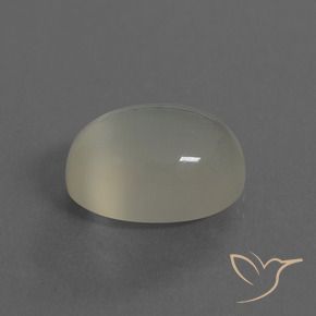 Pierre de lune Jaune clair naturelle ovale, 7.56 ct, Translucide