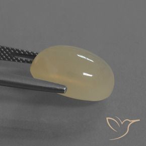 Pierre de lune Marron clair naturelle ovale, 7.08 ct, Translucide