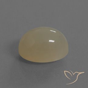 Pierre de lune Brun café léger naturelle ovale, 8.75 ct, Translucide