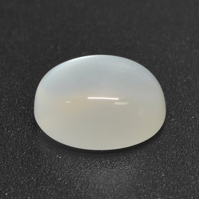 Pierre de lune blanc naturelle coupe ovale, 3,37 ct, translucide