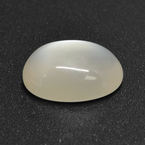 Pierre de lune blanc naturelle coupe ovale, 2,78 ct, translucide
