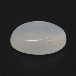 Pierre de lune blanc naturelle coupe ovale, 3,76 ct, translucide