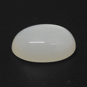 Pierre de lune blanc naturelle coupe ovale, 3,82 ct, translucide