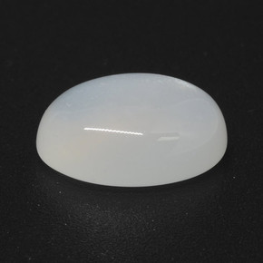 Pierre de lune blanc naturelle coupe ovale, 3,62 ct, translucide