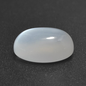 Pierre de lune blanc naturelle coupe ovale, 2,13 ct, translucide
