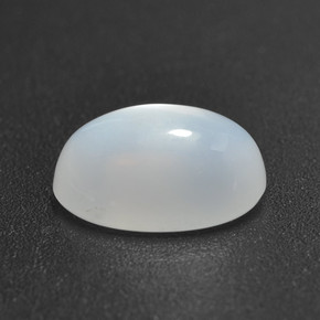 Pierre de lune blanc naturelle coupe ovale, 1,88 ct, translucide