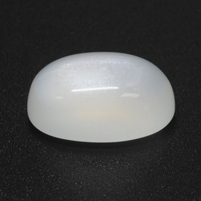 Pierre de lune blanc naturelle coupe ovale, 4,99 ct, translucide