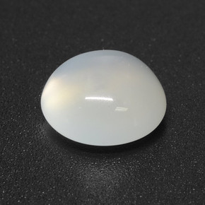 Pierre de lune blanc naturelle coupe roude, 2,42 ct, translucide