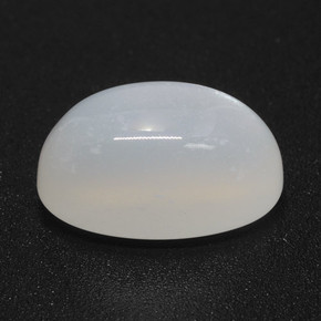 Pierre de Lune Blanc translucide naturelle Coupe ovale, 5.80 ct, Translucide