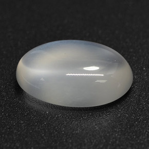 Pierre de lune blanc naturelle coupe ovale, 2,50 ct, translucide