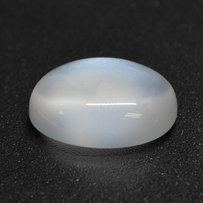 Pierre de lune blanc naturelle coupe ovale, 2,46 ct, translucide