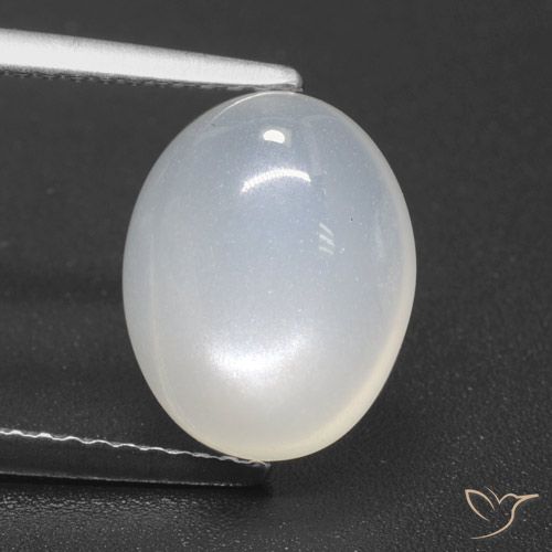 3.62ct Naturel Blanc translucide Pierre de lune, ovale, Translucide