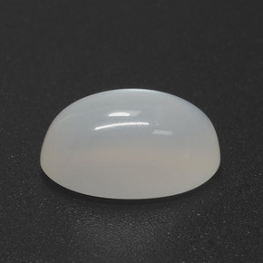 Pierre de lune blanc naturelle coupe ovale, 4,23 ct, translucide