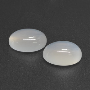 Achetez naturel 6,61ct blanc pierre de lune gems, coupe ovale, en provenance inde chez gemselect. en stock, livraison internationale!