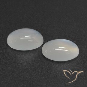 Shop natural 4.61ct Blanc translucide Pierre de lune gems, ovale, from Inde at GemSelect. In stock, global shipping!