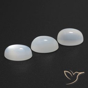Shop natural 5.51ct Blanc translucide Pierre de lune gems, ovale, from Inde at GemSelect. In stock, global shipping!