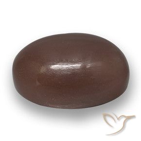 Pierre de lune Brun moyen naturelle ovale, 22.51 ct, Translucide