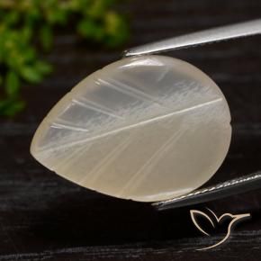 Pierre de lune Brun arachide léger naturelle Fantaisie, 14.13 ct, Translucide