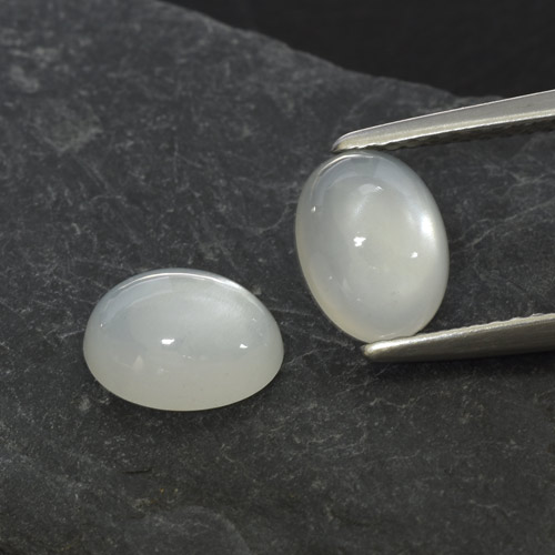 Achetez naturel 2,68ct blanc pierre de lune gems, coupe ovale, en provenance inde chez gemselect. en stock, livraison internationale!