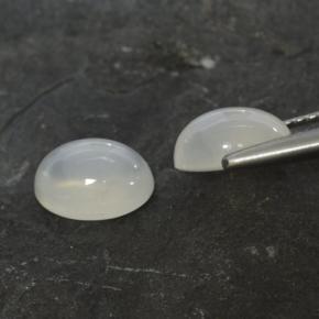 Achetez naturel 2,79ct blanc pierre de lune gems, coupe ovale, en provenance inde chez gemselect. en stock, livraison internationale!