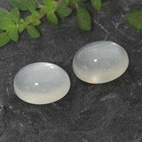 Achetez naturel 3,19ct blanc pierre de lune gems, coupe ovale, en provenance inde chez gemselect. en stock, livraison internationale!