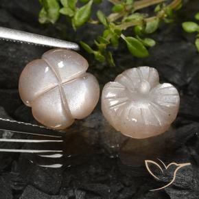 Shop natural 5.09ct Brun caramel léger Pierre de lune gems, Taille Fleur, from Inde at GemSelect. In stock, global shipping!