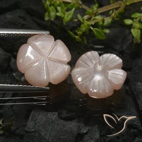 Shop natural 6.87ct Brun caramel léger Pierre de lune gems, Taille Fleur, from Inde at GemSelect. In stock, global shipping!