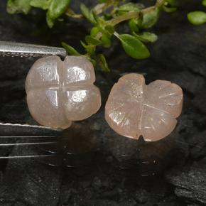 Achetez naturel 2,08ct marron pierre de lune gems, taille fleur, en provenance inde chez gemselect. en stock, livraison internationale!